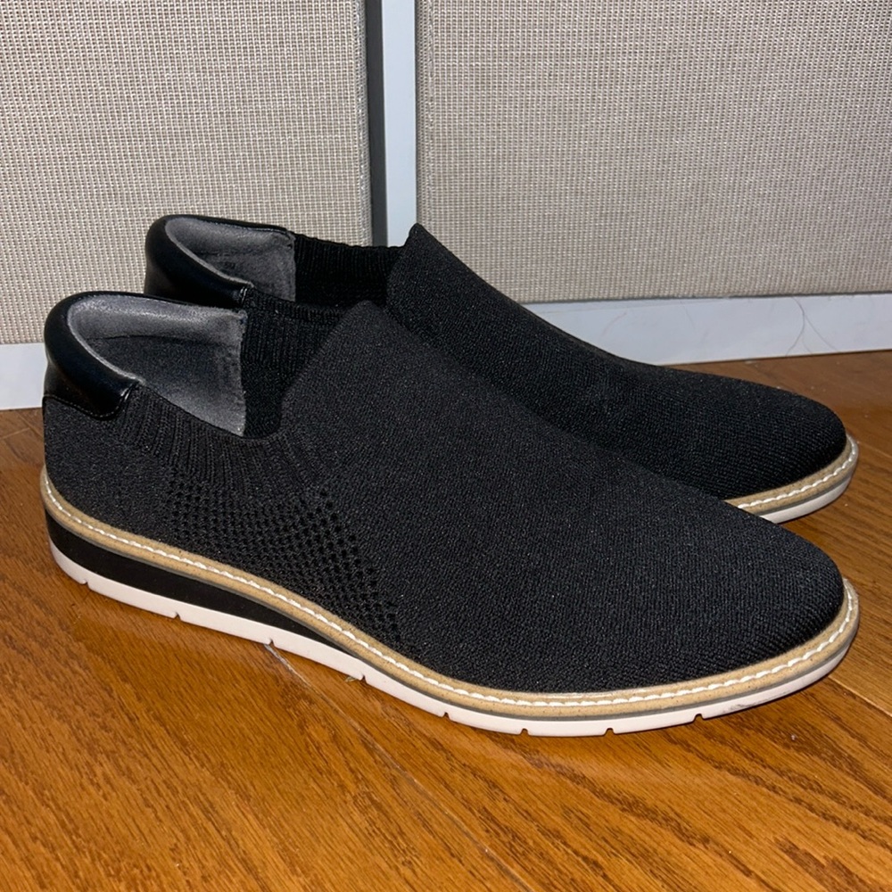 Me Too Andie Black Wedge Slip-On